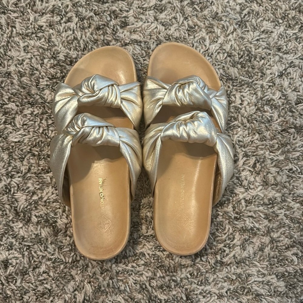 Antonio, MELANI gold, knot sandals